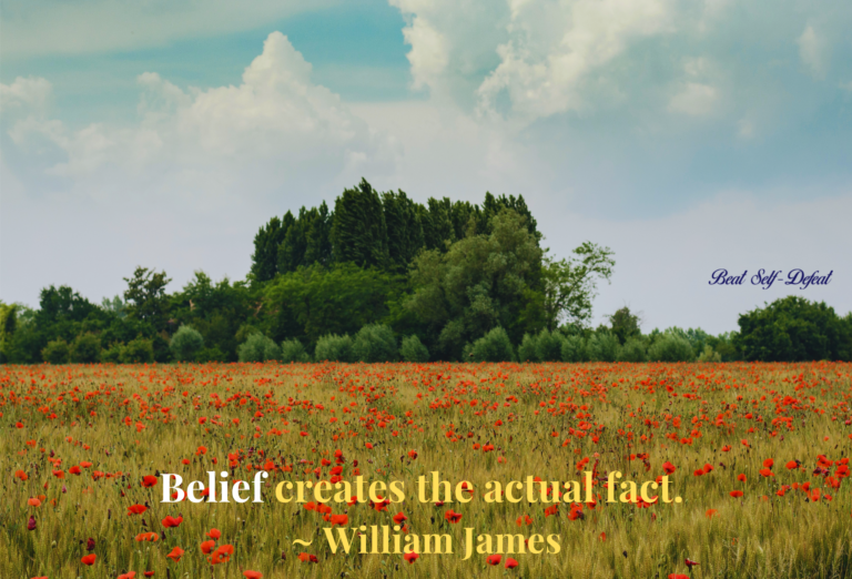 Belief creates the actual fact