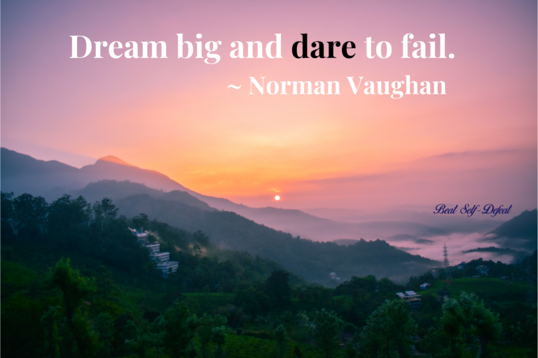 Dream big and dare to fail