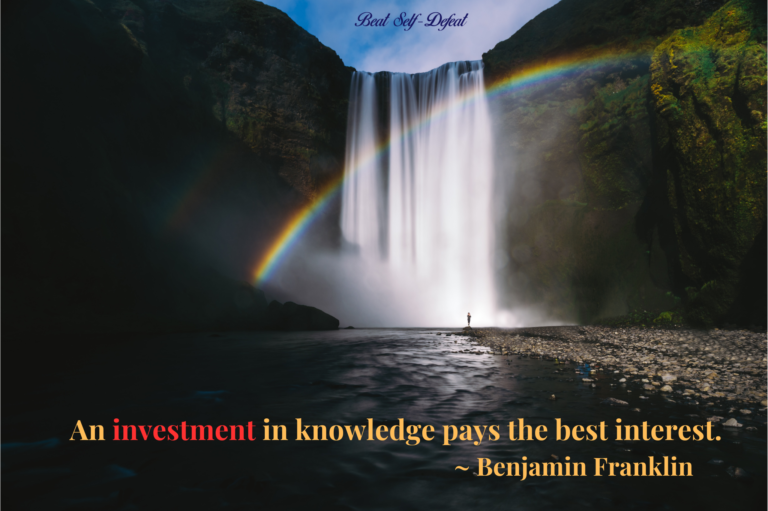 An investment in knowledge pays the best interest